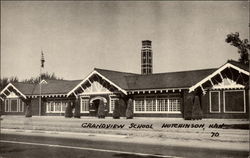 Grandview School Hutchinson, KS Postcard Postcard