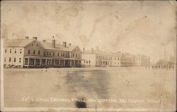 Drill Grounds and Soldiers Quarters Postcard