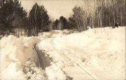 Winter Snow, January 1944 Postcard