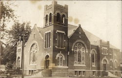 The Christian Church Kansas, IL Postcard Postcard