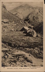 Horcones Valley, Andes Mountains Postcard