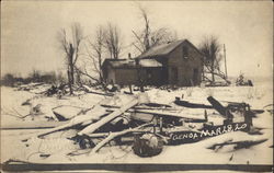 Genoa, Mar 28, 1920 - After Storm Ohio Postcard Postcard