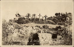 Adobe Ruins of Original Presidio Walls - Presidio Park San Diego, CA Postcard Postcard