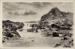 View of Snowy Port Vagakallen, Norway Postcard Postcard