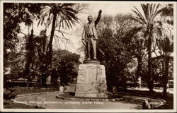 Rhodes Statue, Botanical Gardens Cape Town, South Africa Postcard Postcard