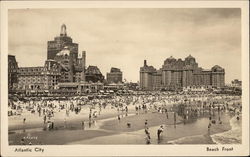 Beach Front Postcard