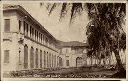 Colon Hospital, Canal Zone Cristobal, Panama Postcard Postcard