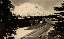 Mount Rainier and Yakima Park Postcard