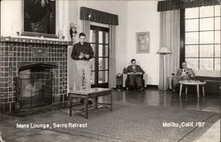 Mens Lounge, Serra Retreat Postcard