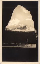 Heaven's Beak Through Tunnel, Logan Pass Highway Whitefish, MT Postcard Postcard