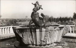 Fountain of Jonah and the Whale by Carl Milles Bloomfield Hills, MI Postcard Postcard