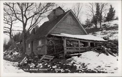 old Sugar House Stowe, VT Postcard Postcard