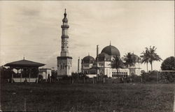 Masjid Raya Al-Mashun Kota Medan Mosque Indonesia Southeast Asia Postcard Postcard