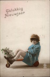 Happy New Year (Dutch) Postcard