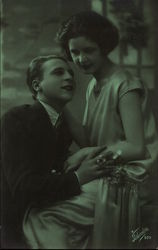 Italian Couple Postcard