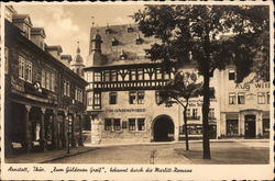 Zum Guldenen Greif Arnstadt, Germany Postcard Postcard