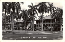 El Prado Balboa, Canal Zone Panama Postcard Postcard