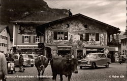 Strassenidylle Garmisch-Partenkirchen, Germany Postcard Postcard