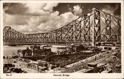 Howrah Bridge India Postcard Postcard