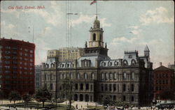 City Hall Detroit, MI Postcard Postcard