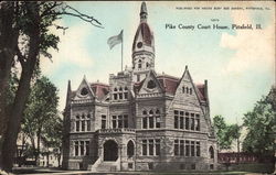 Pike County Court House Postcard