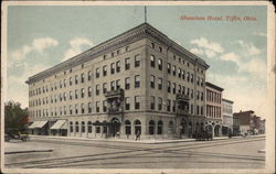 Shawhan Hotel Tiffin, OH Postcard Postcard