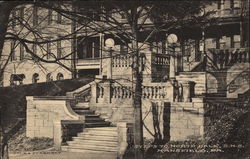 Steps to North Hall, SNS Postcard