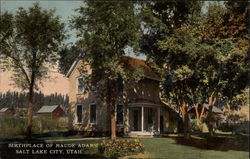 Birthplace of Maude Adams Salt Lake City, UT Postcard Postcard