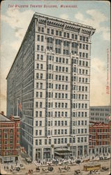 The Majestic Theatre Building Milwaukee, WI Postcard Postcard