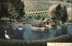 The Lake, Alum Rock Park San Jose, CA Postcard Postcard