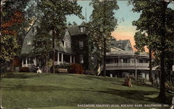 Baltimore Country Club, Roland Park Postcard