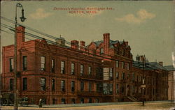 Children's Hospital, Huntington Ave Boston, MA Postcard Postcard