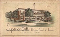 Superior Baths, Hot Springs National Park Postcard