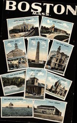 Views of Boston Postcard