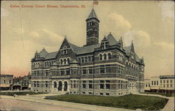 Coles County Court House Charleston, IL Postcard Postcard