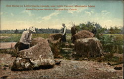 Bell Rocks on Little Cloche Islands near Little Current Postcard