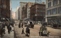 State Street, North from Adams Street Chicago, IL Postcard Postcard