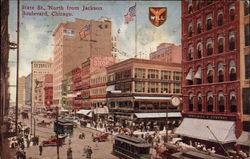 State Street North from Jackson Boulevard Postcard