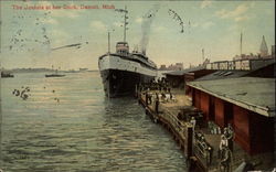 The Juniata at her Dock Postcard