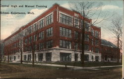 Central High and Manual Training School Postcard