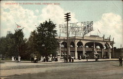 Entrance to Electric Park Postcard