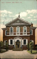 Carpenters Hall Postcard