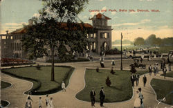 Casino and Park, Belle Isle Postcard