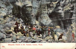 Nisqually Glacier at Mt. Rainier Postcard