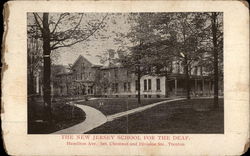 The New Jersey School for the Deaf Trenton, NJ Postcard Postcard