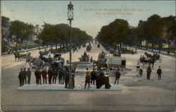 Entrance to Grand Boulevard at 15th Street Chicago, IL Postcard Postcard