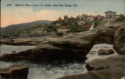 Sphinx Head Cave, La Jolla San Diego, CA Postcard Postcard