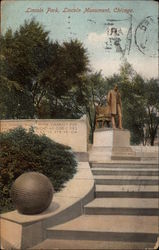 Lincoln Park, Lincoln Monument Postcard