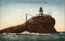 Tillamook Rock and Light House Postcard