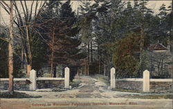 Gateway to Worcester Polytechnic Institute Postcard